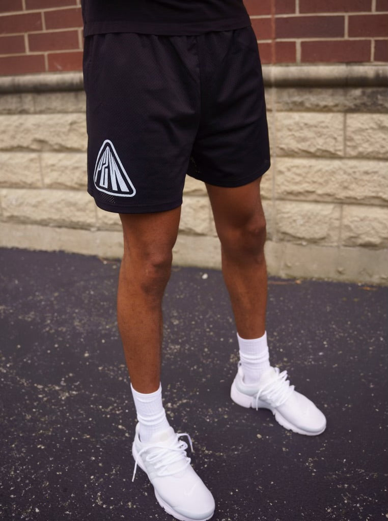 P2W Mesh Shorts Black