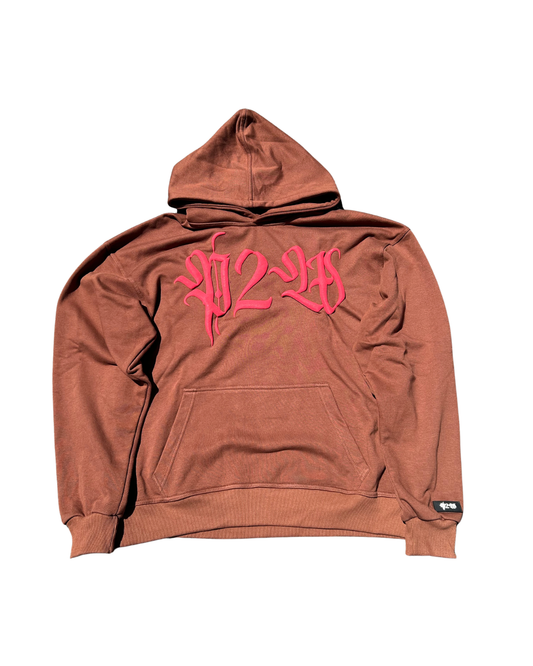 P2W Brown Hoodie