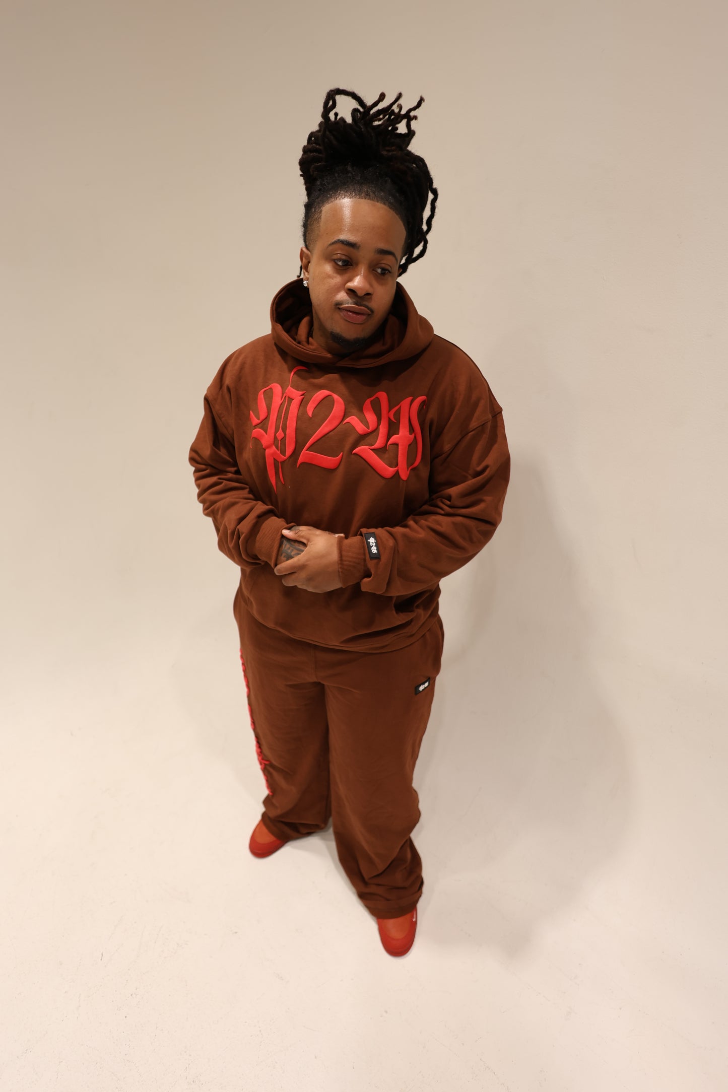 P2W Brown Hoodie
