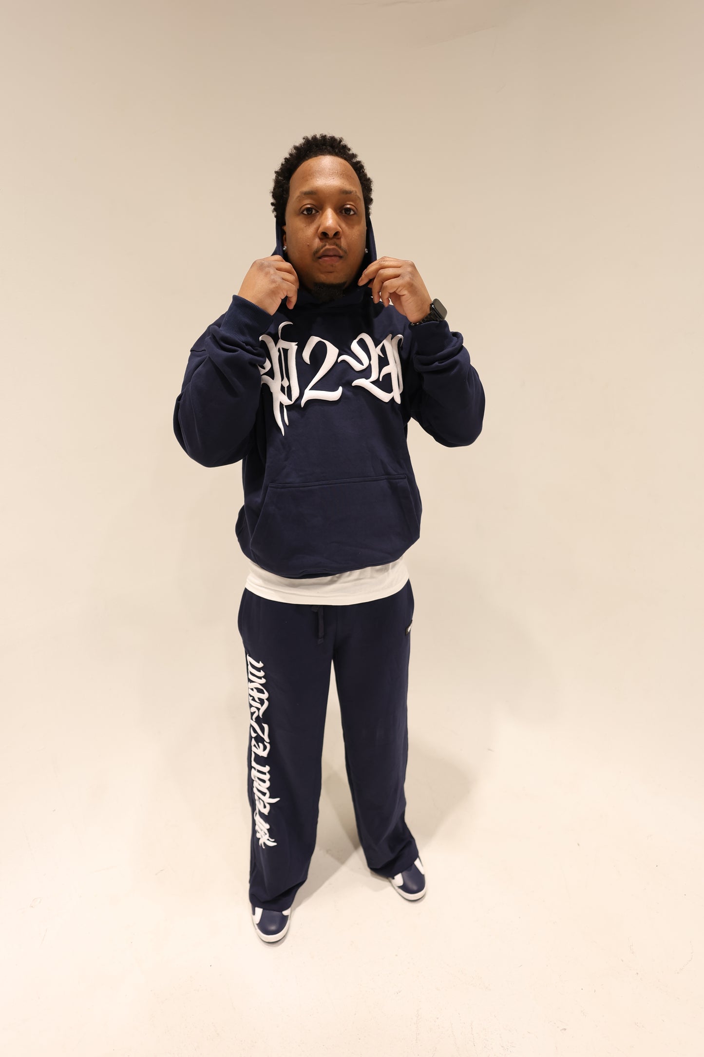 P2W Navy Blue Sweatpants