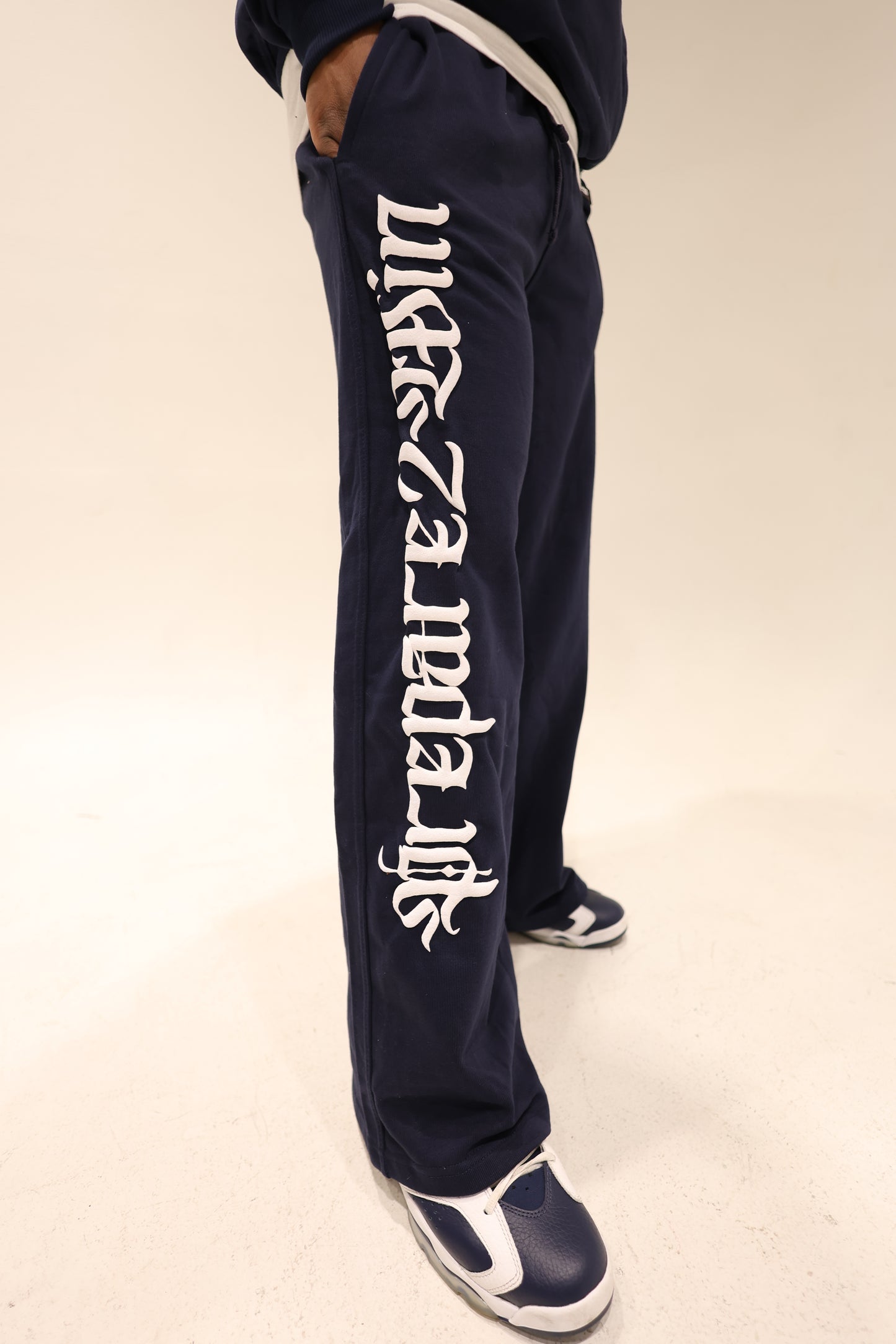 P2W Navy Blue Sweatpants