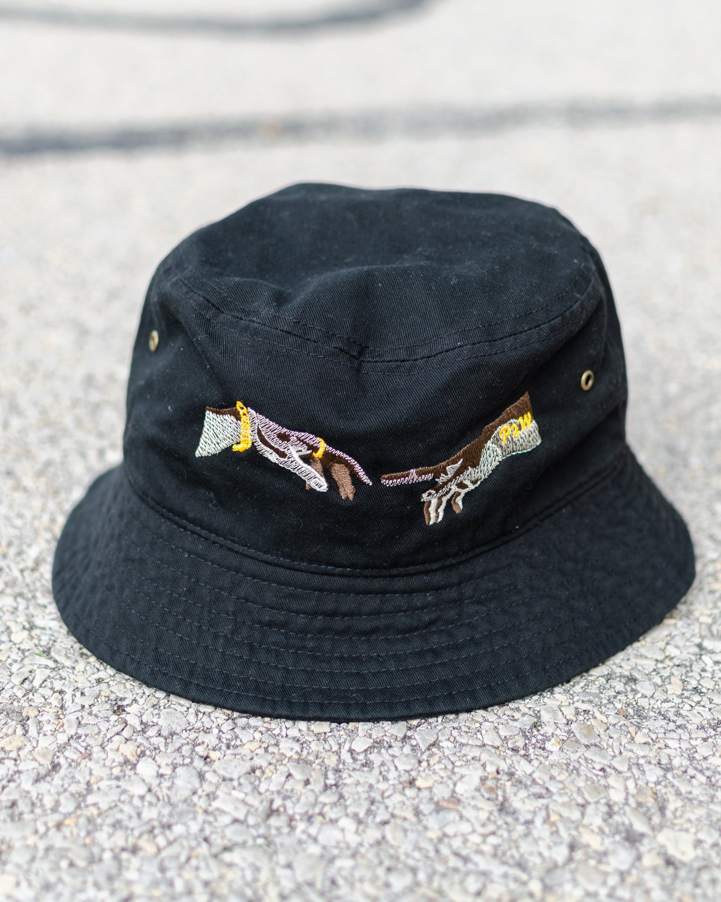 P2W Bucket Hat Black